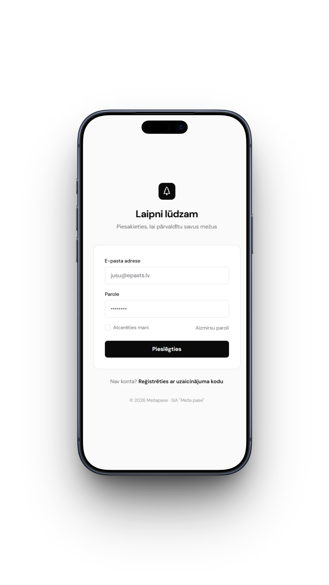 Meža Pase pieslēgšanās